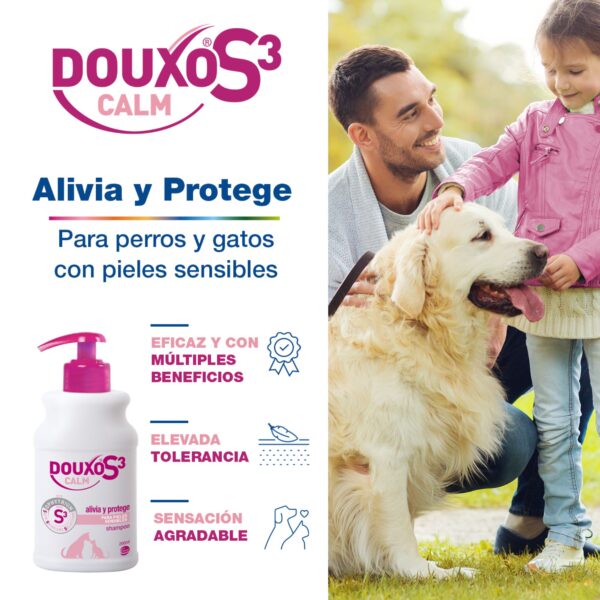 DOUXO S3 Calm Champú Pieles sensibles – Alivia y Protege - Imagen 2