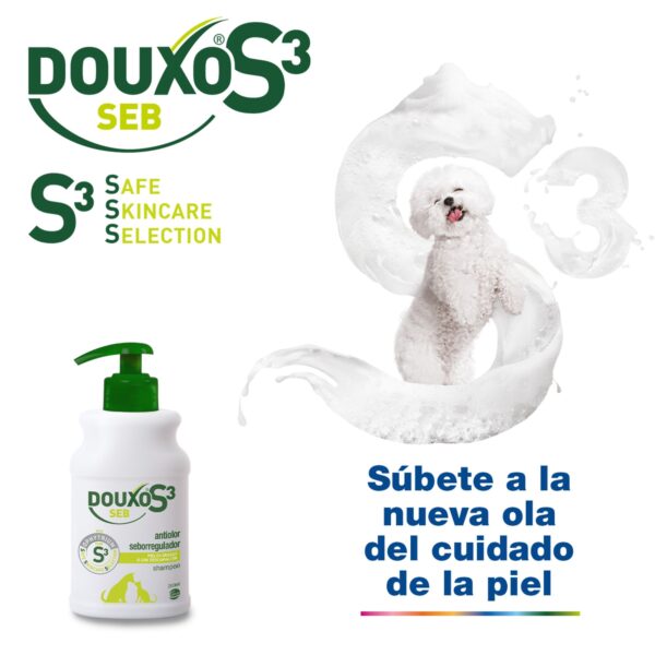DOUXO S3 Seb Champú antiolor y Seborregulador - Imagen 4