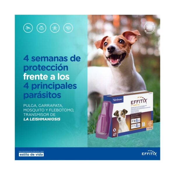 Effitix Pipetas para perros muy pequeños 1,5-4 kg - Imagen 4