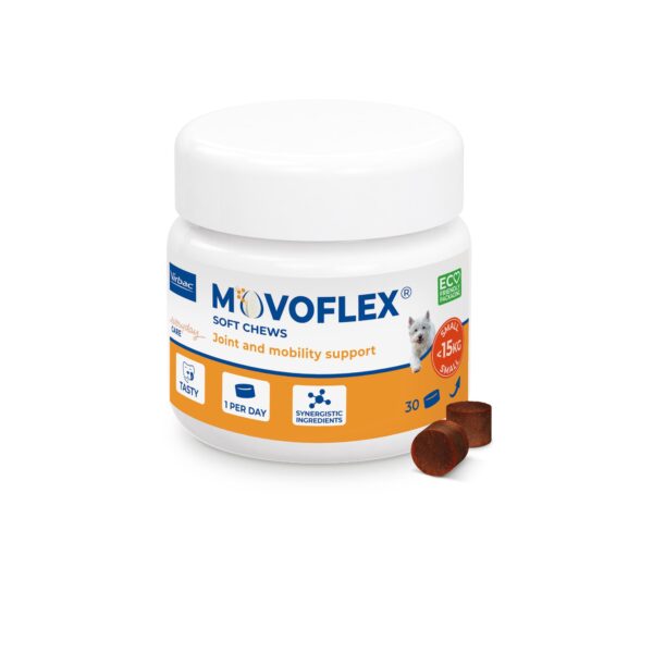 Movoflex Soft Chews S suplemento articular para tu perro