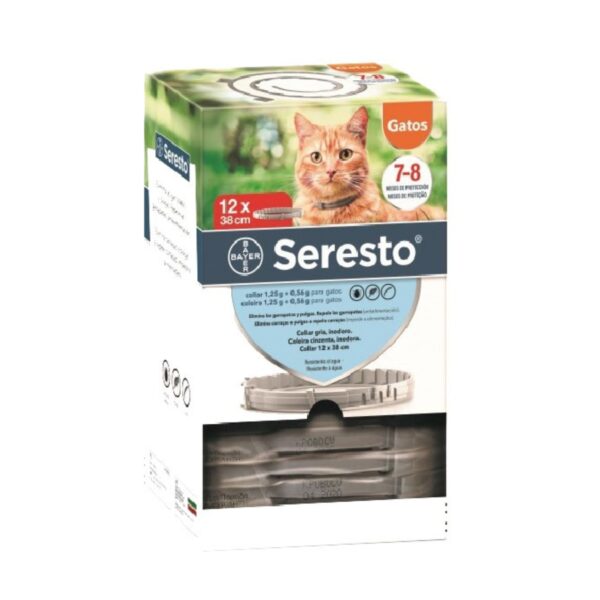 Seresto® Gatos Collar Antiparasitario Larga Duración 8 meses - Imagen 2