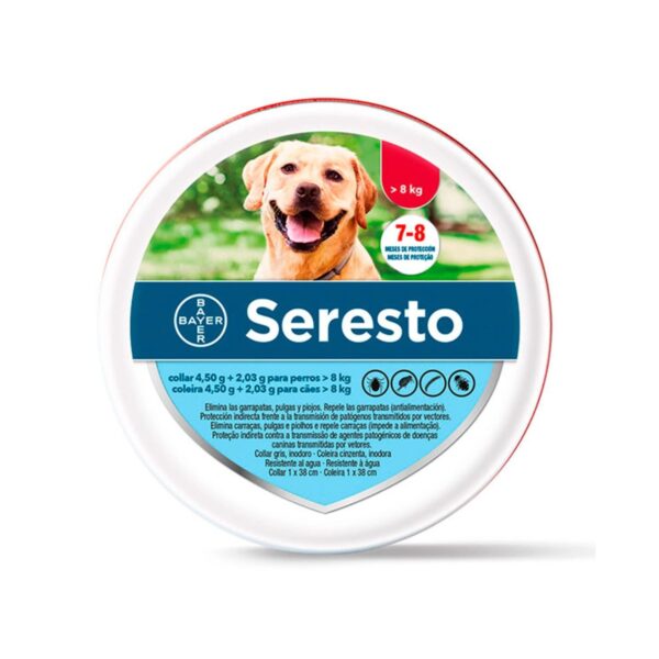 Seresto® Collar Antiparasitario Perros Grandes >8kg