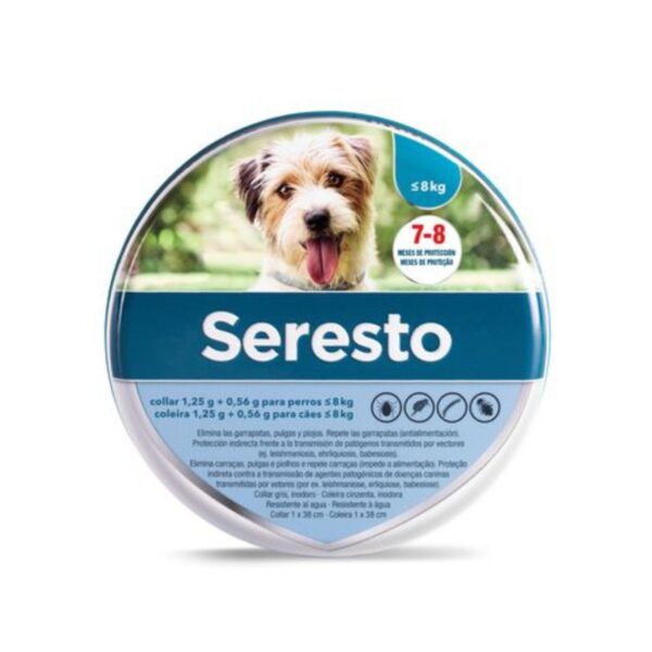 Seresto® Collar Antiparasitario Perros Pequeños <8Kg