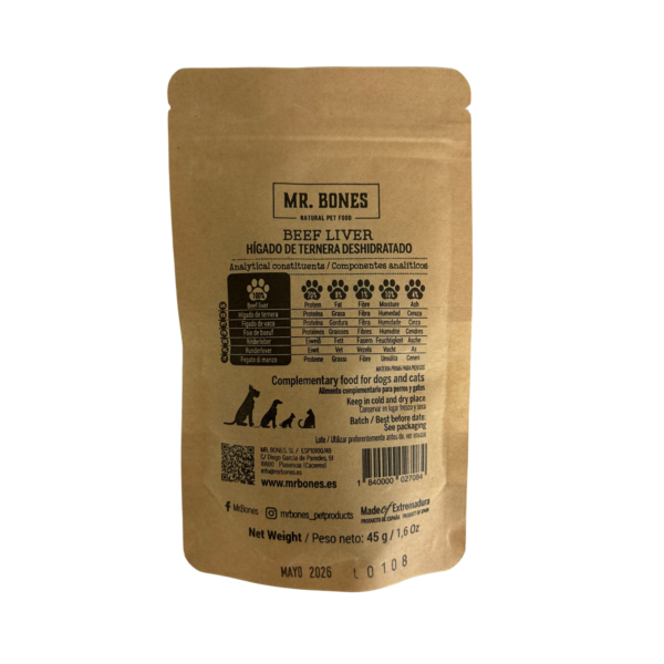Premios Hígado de ternera – Snack natural para perro y gato - Imagen 3