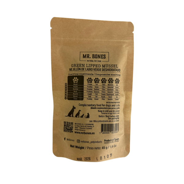 Premios de Mejillón – Snack natural para perro y gato - Imagen 3
