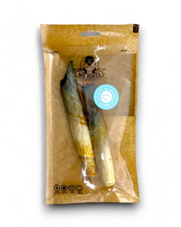 Rollitos de salmón para perros – Snack 100% Natural