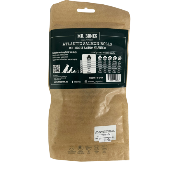 Rollitos de salmón para perros – Snack 100% Natural - Imagen 3
