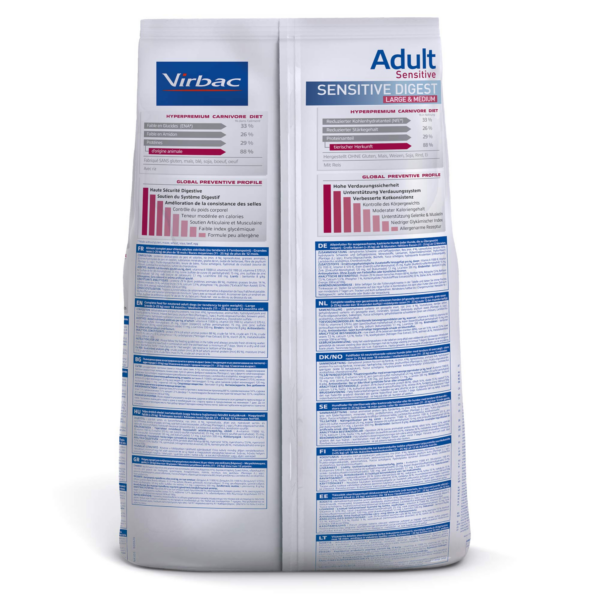 SENSITIVE DIGEST NEUTERED DOG LARGE & MEDIUM - Imagen 2