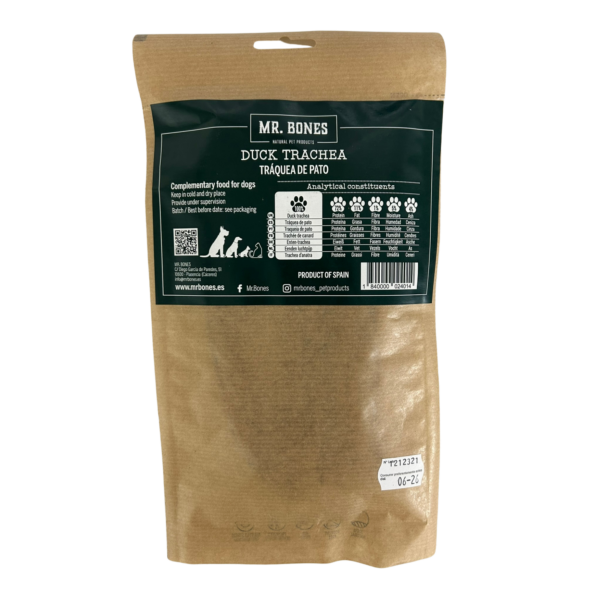 Tráquea de pato para perros – Snack 100% Natural - Imagen 3